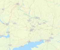 OSM Thunderforest Outdoors карта  Донецка,Украина, ДНР  в хорошем качестве
