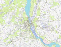 OpenTopoMap карта Киев, Украина  в хорошем качестве